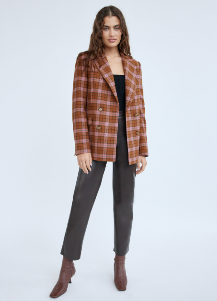 Margaux checked blazer