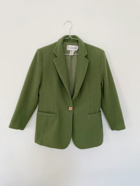 Vintage Green Blazer